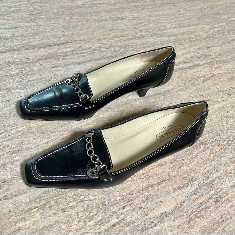Coach Madaleine vintage leather heels - Picture 6 of 16